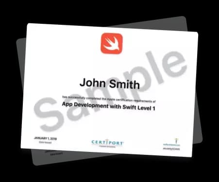 sample certificate