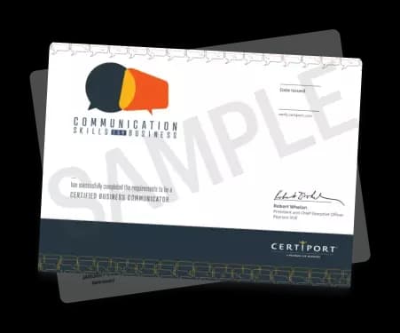 sample certificate