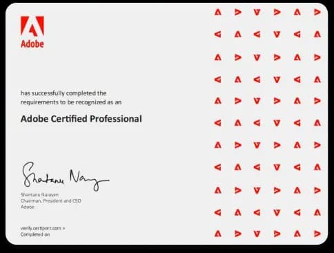 sample certificate