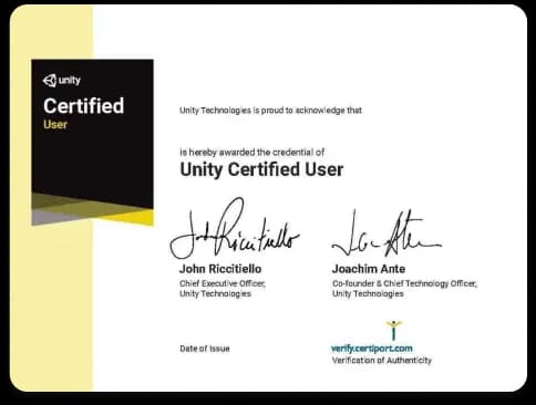sample certificate